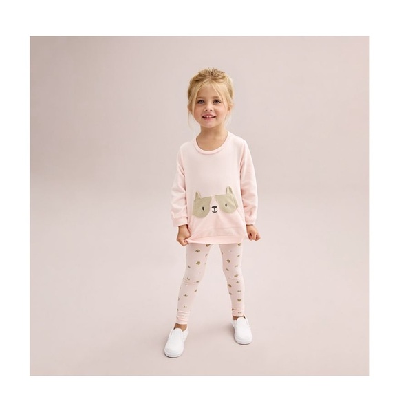 NWT Carter’s Toddler 2-Piece Dog French Terry Pullover & Legging Set SIZE 5T - Picture 1 of 8